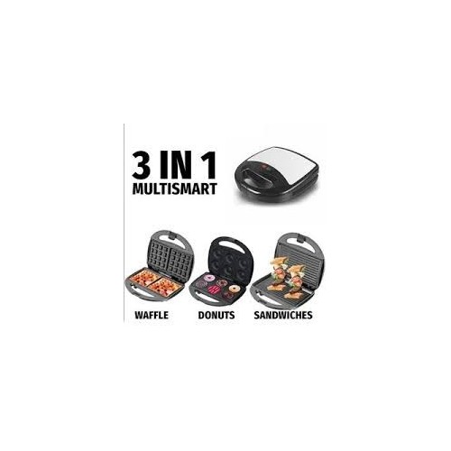 Appareil  à panini et gaufrier 3 en 1 2