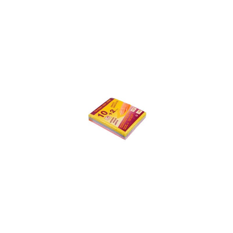 Générique Paquet de 12 chiffons de nettoyage polyvalents