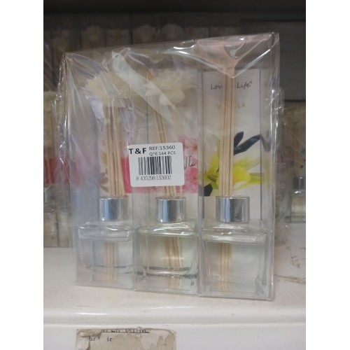 Lot de 6 flacons Diffuseur de parfum huiles essentielles 2