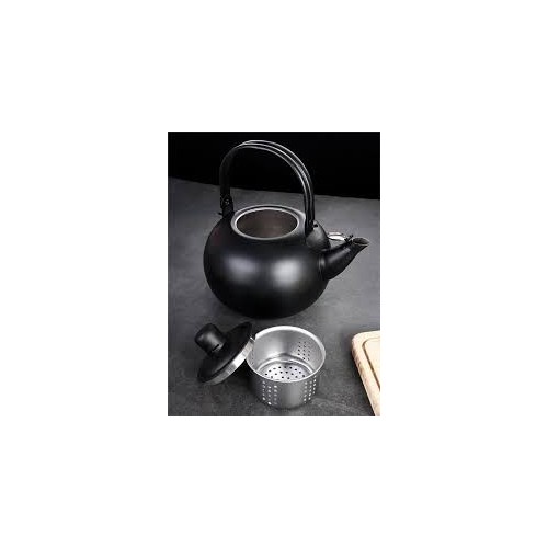 théière en acier inoxydable bouilloire avec infuseur amovible 1.2L