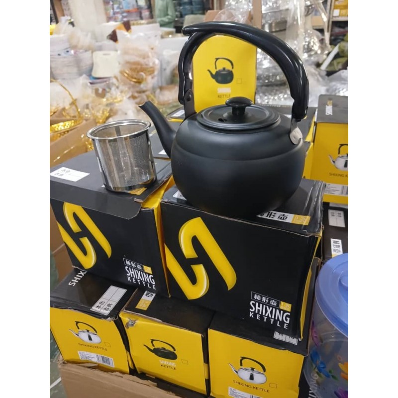 théière en acier inoxydable bouilloire avec infuseur amovible 1.2L