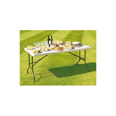 Table pliable portable les fêtes et  événement 1.80m