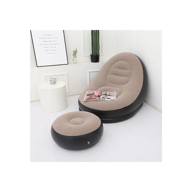 Fauteuil Et Pouf Gonflable Confortable pompe offert