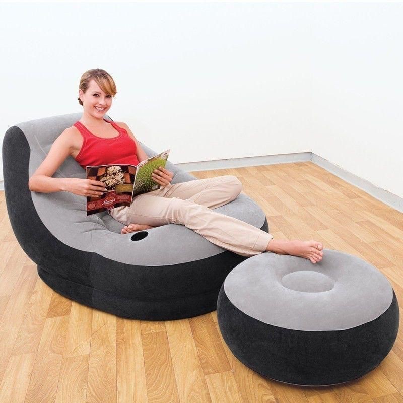 Fauteuil Et Pouf Gonflable Confortable pompe offert
