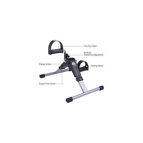 Mini  Vélo Pliable Pour Fitness GYM,réglable pour jambe et bras 2