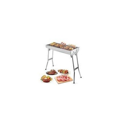 Barbecue à Charbon Pliable en Acier Inox Four Grille