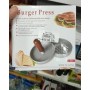 Presse à hamburger antiadhésive en fonte d'aluminium