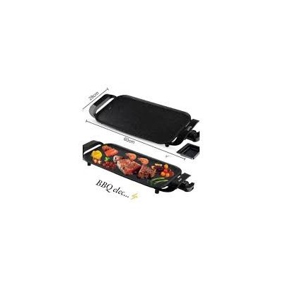 Grill électrique d'intérieur antiadhésif de qualité,  barbecue 90cm