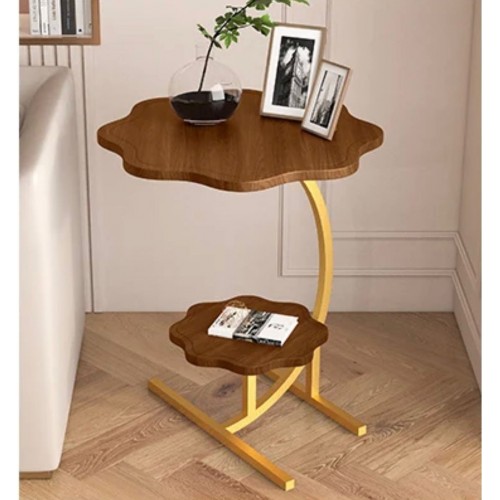 Table d'appoint rétro en forme de C 2