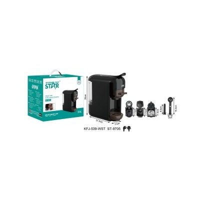 Machine à café 19 bars 4 EN 1  capsules & café moulu