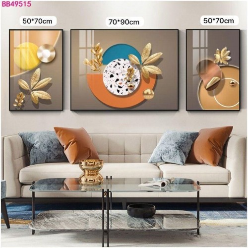 Tableau  d'Art Abstrait Moderne – Formes Fluides et Élégance Minimaliste 2