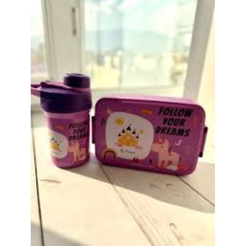 Boîte à lunch + bouteille d'eau pour enfant