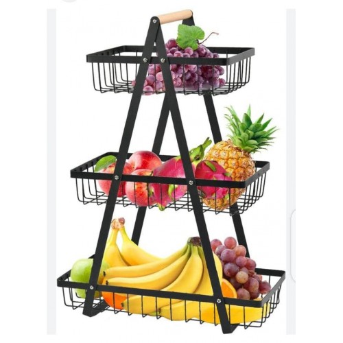 Support à fruits 3 niveaux  corbeille à pain, corbeille à pain aux légumes