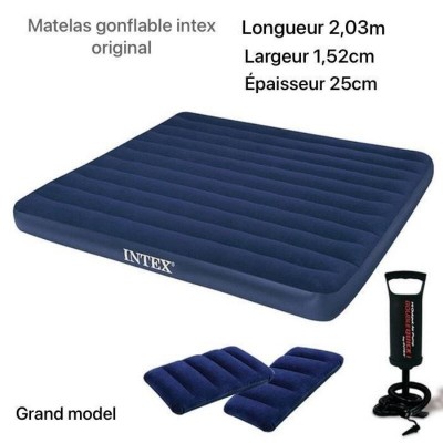 Matelas Gonflable 2  Places avec pompe offert