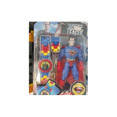 jouets pour enfants montre numérique + Super Man ou Spider Man