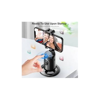 Shelfy - Support de Trépied pour Téléphone avec Suivi du Visage, à cardan de suivi intelligent à 360 degrés