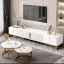 Ensemble  2 Meubles de Luxe Noirs  Marbre