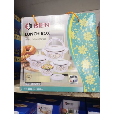 4 bols isothermique  24h intérieur INOX