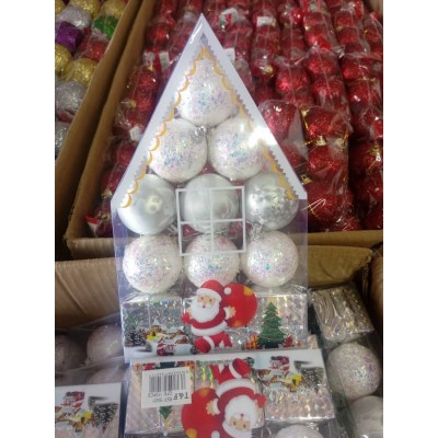 Boules de Décoration Noël 12pcs
