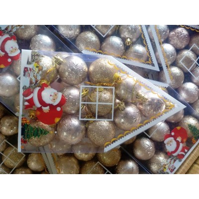 Boules de Décoration Noël 12pcs