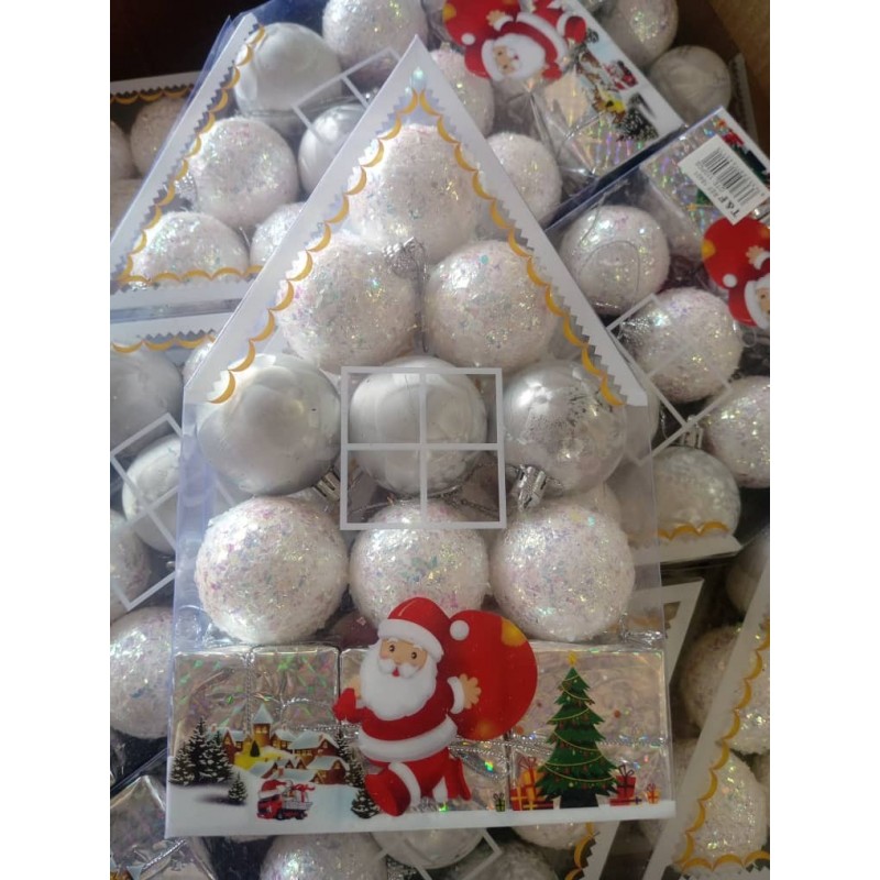 Boules de Décoration Noël 12pcs