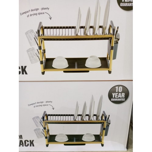 Nouveau Égouttoir à Vaisselle 2 Niveaux Luxe 2
