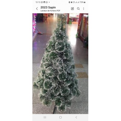 Sapin de Noël enneigé, 1.80 M