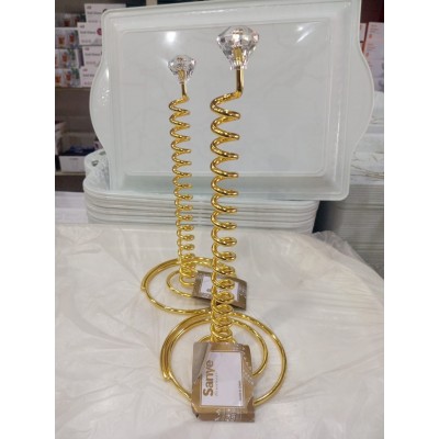 Support de mouchoirs doré