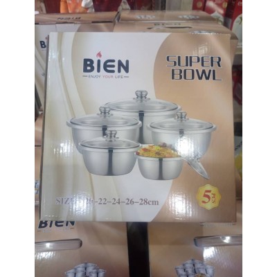 Ensemble série bols En INOX 4 pièces