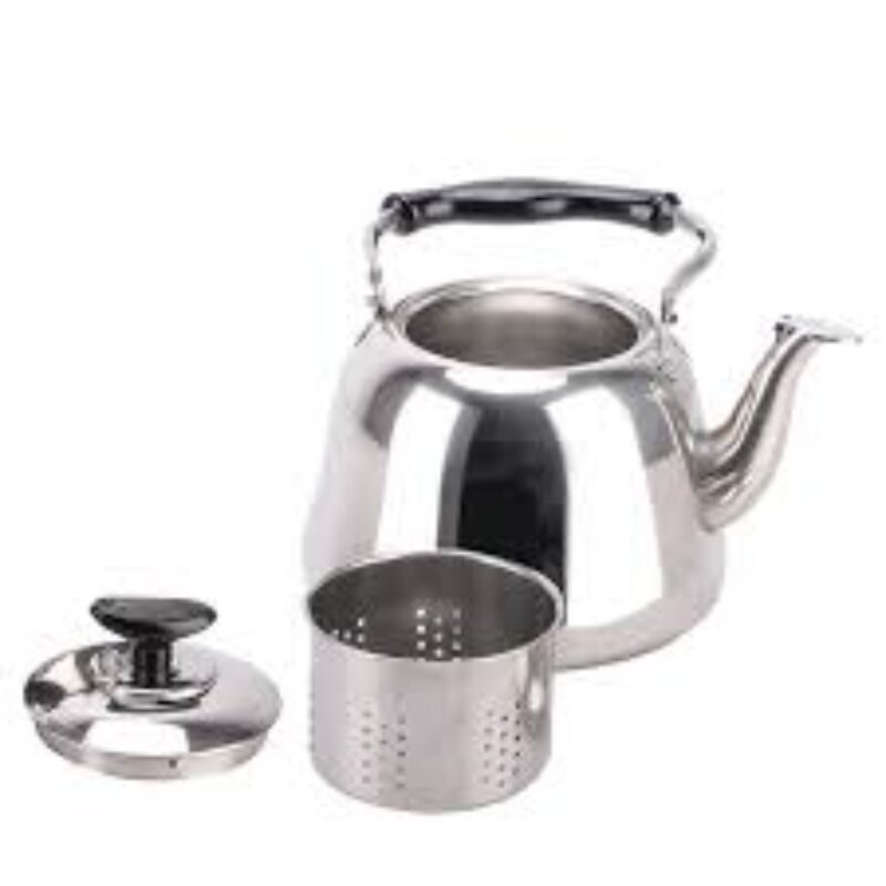 Bouilloire sifflante  inoxydable avec filtre à thé 3L