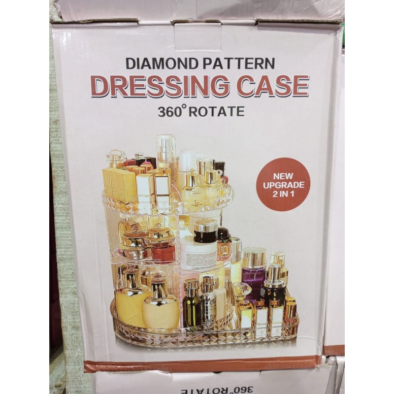 Organisateur de Maquillage Rotatif 360° Transparent  - Acrylique