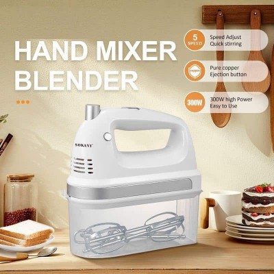 Batteur Électrique  - Compact & Puissant avec Fouets Métalliques et Éjection Rapide (Design Ergonomique)