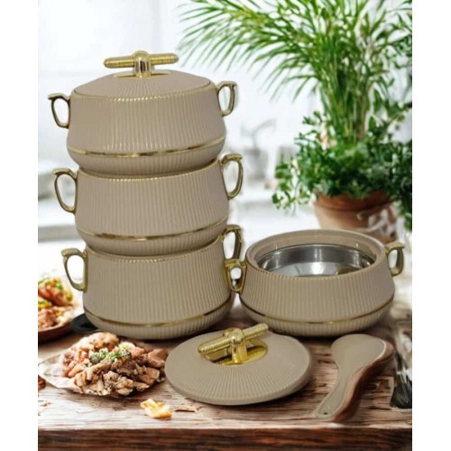 Le Must-Have Culinaire : 4 Bols Isothermes Luxe aux Anses Dorées