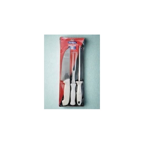 Ensemble de couteaux  Master Professional – Couteau à découper, fourchette à viande & fusil à aiguiser