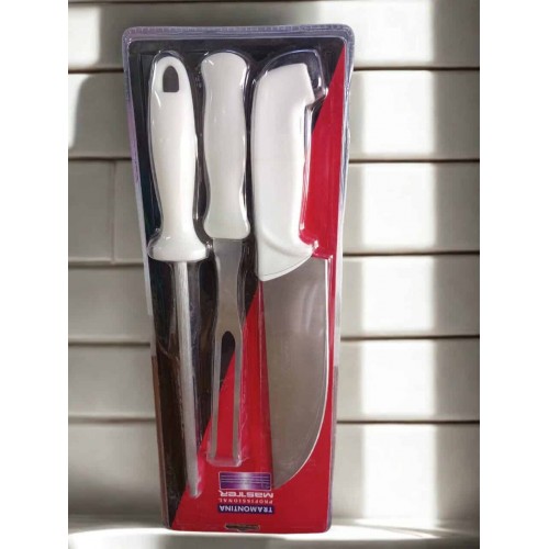 Ensemble de couteaux  Master Professional – Couteau à découper, fourchette à viande & fusil à aiguiser 2