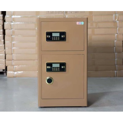 Coffre-Fort Beige Clair 110kg – Sécurité Renforcée à Code et Clé