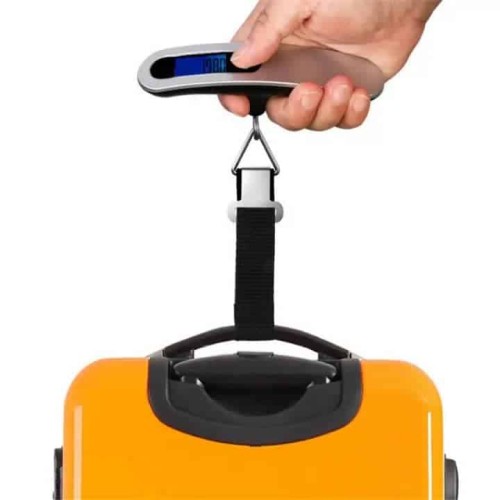 Pèse-Bagage Numérique Haute Précision avec Écran LCD Rétroéclairé – Jusqu’à 50 kg / 110 lbs