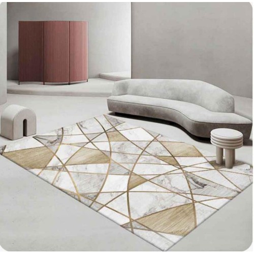 Tapis 3D Moderne Grande Dimension 3x2M – Décoratif, Doux, Lavable & Antidérapant 2