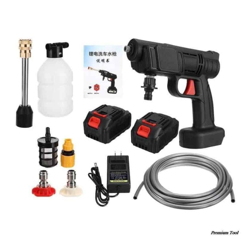 Nettoyeur Haute Pression Sans Fil – Ensemble Complet pour Lavage Auto