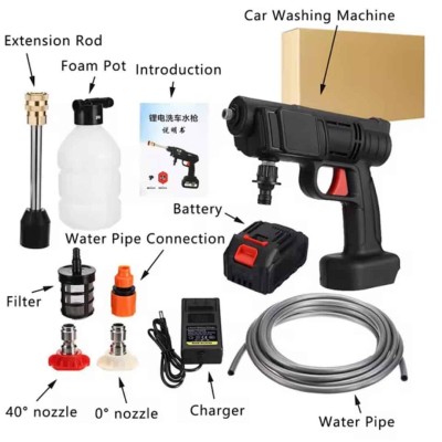 Nettoyeur Haute Pression Sans Fil – Ensemble Complet pour Lavage Auto