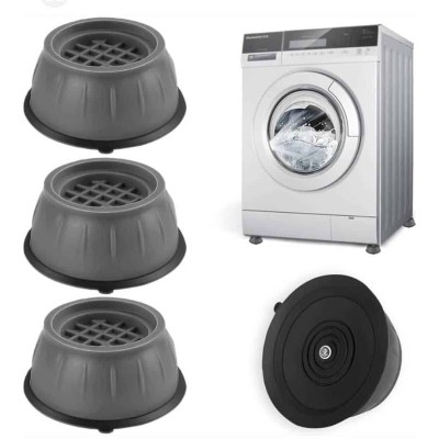 4 Pièces Supports Anti Vibration pour Machine à Laver et Meubles – Stabilité, Silence  Assurés