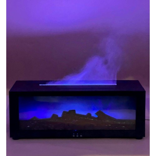 Diffuseur LED Effet Cheminée + Télécommande 2