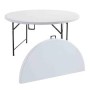 Grande Table Ronde Pliable 180 cm 10 Personnes – Pour Événement, Conférence, Dîner
