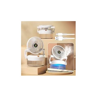 Ventilateur de Bureau Refroidisseur d’Air – Humidificateur à Eau USB avec Glace Antibuée