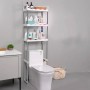 Meuble de Salle de Bain Moderne – Rangement Pratique au-dessus des Toilettes avec Plusieurs Niveaux