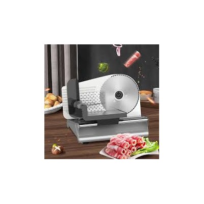 Trancheuse électrique , lame en acier inoxydable pour viande, charcuterie, pain, fromage et légumes