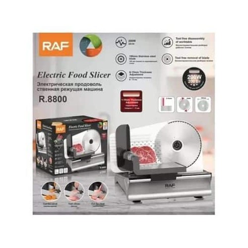 Trancheuse électrique , lame en acier inoxydable pour viande, charcuterie, pain, fromage et légumes