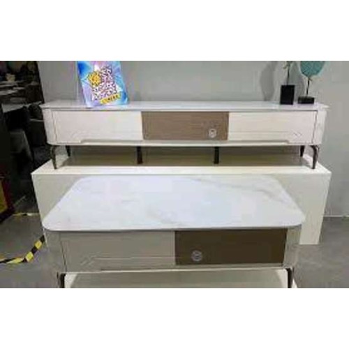 Meuble Téléviseur et Table Basse en Bois – Design Élégant 2M 2