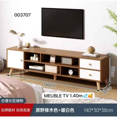 Meuble TV en Bois Moderne – Console TV 1.40M