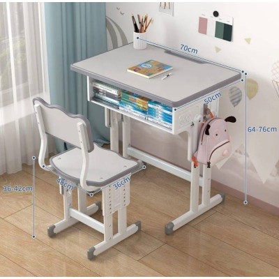Bureau et chaise d’étude pour enfant – réglables, idéal maison ou école